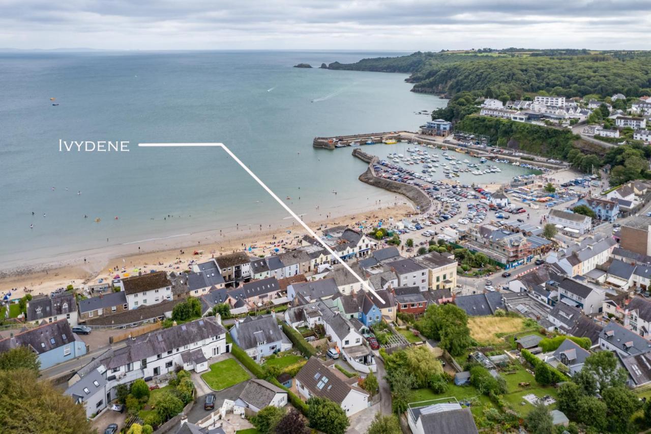 Ivydene - Beautiful Cottage, Stone Throw From Beach, Wonderful Sea Views サンダースフット エクステリア 写真